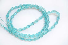 Load image into Gallery viewer, (Half Strand/1 Strand) Fine Sky Blue Apatite Beads Smooth Rondelle
