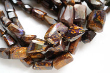 Load image into Gallery viewer, (S/M/L, 1 Strand) Fine Ethiopian Precious Opal Brown Smooth Rondelle
