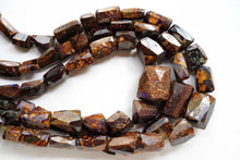 Load image into Gallery viewer, (S/M/L, 1 Strand) Fine Ethiopian Precious Opal Brown Smooth Rondelle
