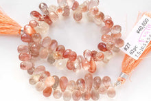 Load image into Gallery viewer, (19-22 grains per row) Fine Oregon Sunstone Rough Drop Beads
