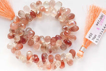 Load image into Gallery viewer, (19-22 grains per row) Fine Oregon Sunstone Rough Drop Beads
