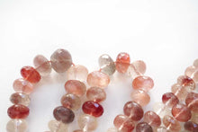 Load image into Gallery viewer, (19-22 grains per row) Fine Oregon Sunstone Rough Drop Beads
