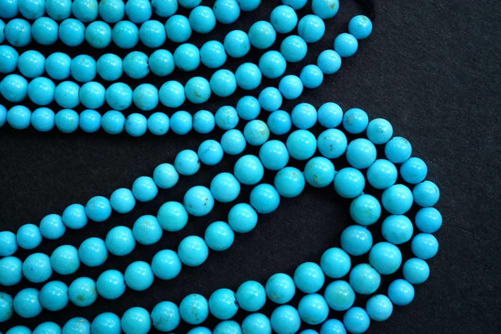 (1 row) Sleeping Beauty Turquoise Small Tumble 4-5.5mm ＠30