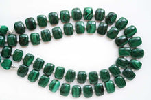 Load image into Gallery viewer, (1 row 18 cm 32 grains) High quality large malachite smooth rondel 7-10.5 x 5.8 mm
