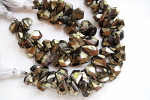 Load image into Gallery viewer, (Half Strand/1 Strand) High Quality Large Green Onyx Flat Chandelier Cut Micro Cut
