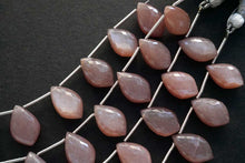 Load image into Gallery viewer, (Half row 10 grains / 1 row 20 grains) Large chocolate moonstone pear shape micro cut
