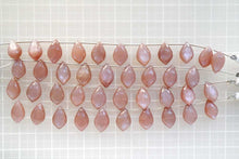 Load image into Gallery viewer, (Half row 10 grains / 1 row 20 grains) Large chocolate moonstone pear shape micro cut
