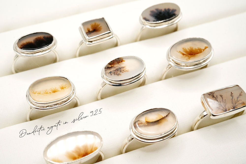 デントライトアゲート　ルース　天然石[838] デンドライトアゲート・デンドライトオパール⁄Dendrite agate