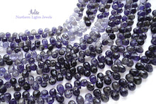 Load image into Gallery viewer, (30 grains per row) Fine Kyanite Smooth Drop Beads 7-10mm
