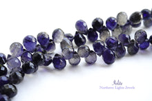 Load image into Gallery viewer, (30 grains per row) Fine Kyanite Smooth Drop Beads 7-10mm
