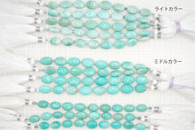 画像をギャラリービューアに読み込む, （ミドルカラー）スリーピングビューティー　ターコイズ　マイクロカット　ファセット　オーバル
