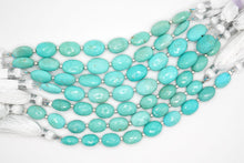 画像をギャラリービューアに読み込む, （ミドルカラー）スリーピングビューティー　ターコイズ　マイクロカット　ファセット　オーバル

