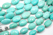 画像をギャラリービューアに読み込む, （ミドルカラー）スリーピングビューティー　ターコイズ　マイクロカット　ファセット　オーバル
