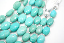 画像をギャラリービューアに読み込む, （ミドルカラー）スリーピングビューティー　ターコイズ　マイクロカット　ファセット　オーバル

