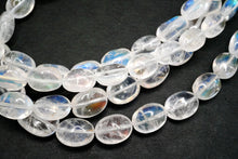 Load image into Gallery viewer, (Half Strand/1 Strand) Rainbow Moonstone Oval Cut Labradorite Micro Cut
