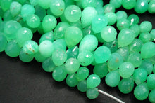 Load image into Gallery viewer, （半連/1連）クリソプレーズ　10cm　ファセット　ドロップ
