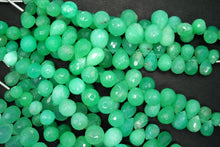 Load image into Gallery viewer, （半連/1連）クリソプレーズ　10cm　ファセット　ドロップ
