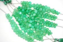 Load image into Gallery viewer, （半連/1連）クリソプレーズ　10cm　ファセット　ドロップ
