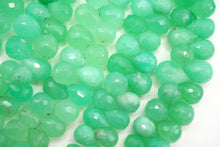 Load image into Gallery viewer, （半連/1連）クリソプレーズ　10cm　ファセット　ドロップ
