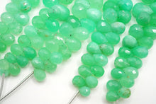 Load image into Gallery viewer, （半連/1連）クリソプレーズ　10cm　ファセット　ドロップ
