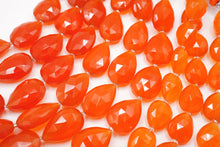 Load image into Gallery viewer, （小/大,ライト/ダーク）カーネリアン　ファセット　ペアシェイプ
