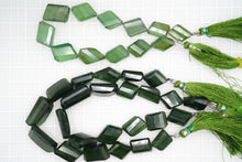 画像をギャラリービューアに読み込む, （ライト/ダーク）　サーペンティン　18cm	ファセット　タンブルカット
