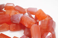 画像をギャラリービューアに読み込む, ソルトソースアゲート　18cm　ファセット　タンブルカット　塩源瑪瑙
