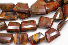 画像をギャラリービューアに読み込む, モロッコ産　シーム　アゲート　18cm　ファセット　タンブルカット　ジャスパー
