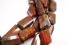 画像をギャラリービューアに読み込む, モロッコ産　シーム　アゲート　18cm　ファセット　タンブルカット　ジャスパー
