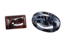 画像をギャラリービューアに読み込む, （#66.67）ピーターサイト　無穴　ルース  カボション
