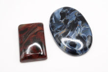 画像をギャラリービューアに読み込む, （#66.67）ピーターサイト　無穴　ルース  カボション
