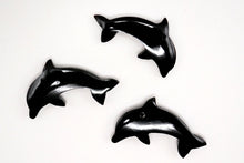 画像をギャラリービューアに読み込む, （2pc/1連）ブラック　オニキス　イルカ　ドルフィン　シャチ　シェイプ
