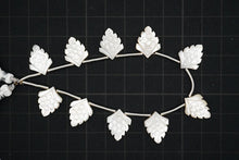 画像をギャラリービューアに読み込む, ホワイト　MOP　フラワー　カービング　マザーオブパール
