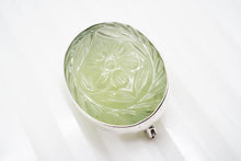 画像をギャラリービューアに読み込む, 8/20（#39-41）宝石質　プレナイト　ラブラドライト　銀製　ブローチ　銀製フレーム
