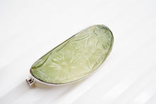 画像をギャラリービューアに読み込む, 8/20（#39-41）宝石質　プレナイト　ラブラドライト　銀製　ブローチ　銀製フレーム
