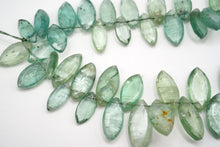 画像をギャラリービューアに読み込む, （半連/1連）ミント　カイヤナイト　22cm　スライス　マーキスカット
