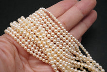 画像をギャラリービューアに読み込む, あこや真珠　15cm　バロック　シャンパンゴールドカラー
