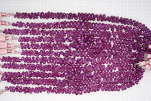 Load image into Gallery viewer, (S/M, Half Strand/Single Strand) Natural Unheated Ruby Faceted Button/Rondel Cut
