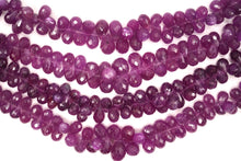 Load image into Gallery viewer, (S/M, Half Strand/Single Strand) Natural Unheated Ruby Faceted Button/Rondel Cut
