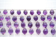 Load image into Gallery viewer, (Half row 10 grains / 1 row 20 grains) Large chocolate moonstone pear shape micro cut
