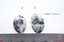 Load image into Gallery viewer, (Grain sale) [Clear pattern] Dendrite Agate Cabochon Perforated Upper Part
