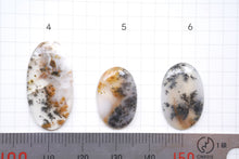 Load image into Gallery viewer, (Grain sale) [Clear pattern] Dendrite Agate Cabochon Perforated Upper Part
