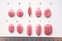 Load image into Gallery viewer, (Grain Selling) High Quality Rhodochrosite/Inca Rose Cabochon Perforated Top
