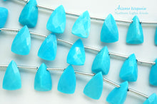 Load image into Gallery viewer, (Half Strand/1 Strand) High Quality Arizona Turquoise Trilliant Cut 10 x 6 x 4mm
