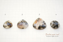 Load image into Gallery viewer, (grain selling) [clear pattern] (fancy shape) dendrite agate cabochon upper perforated 7/28
