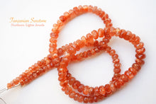 Load image into Gallery viewer, (Half Strand/1 Strand) High Quality Tanzanian Sunstone Large Button Cut 
