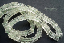 Load image into Gallery viewer, (1 row 38 cm 200 grains) Green Amethyst Prasiolite Heishi Beads 4-5 mm
