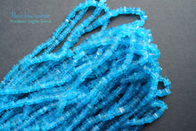 Load image into Gallery viewer, (Half Strand/1 Strand) Neon Blue Apatite Heishi Beads 3.5-4.5mm
