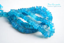 Load image into Gallery viewer, (Half Strand/1 Strand) Neon Blue Apatite Heishi Beads 3.5-4.5mm
