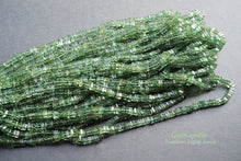 Load image into Gallery viewer, (1 row 38 cm 190 grains) Green Apatite Heishi Beads 3.5-4.5 mm
